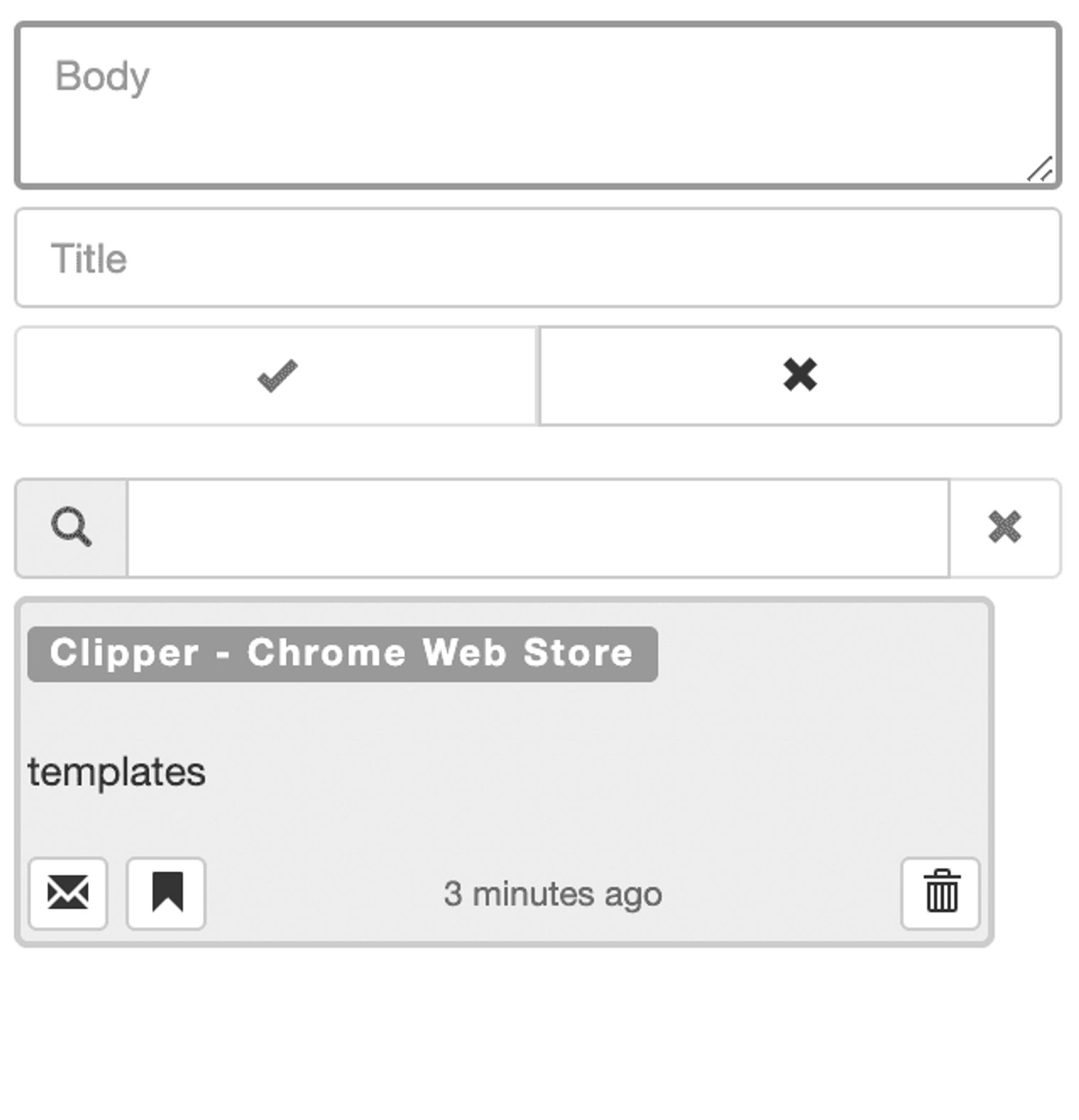 The Clipper Chrome clipboard.