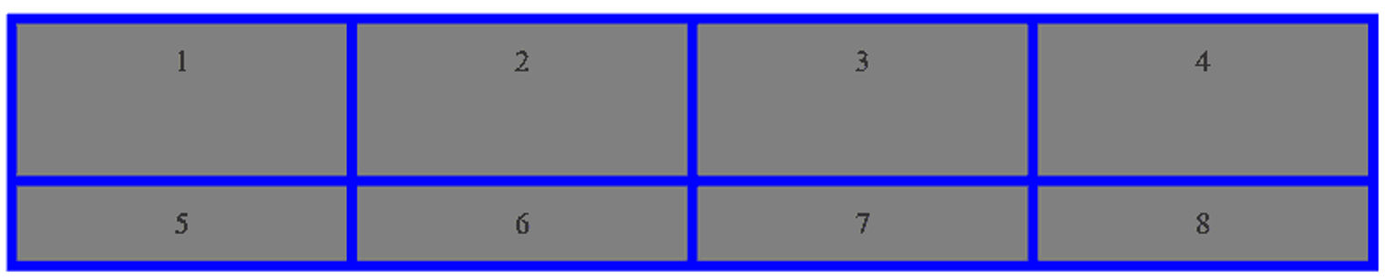Eight gridded cells of nearly equal size.