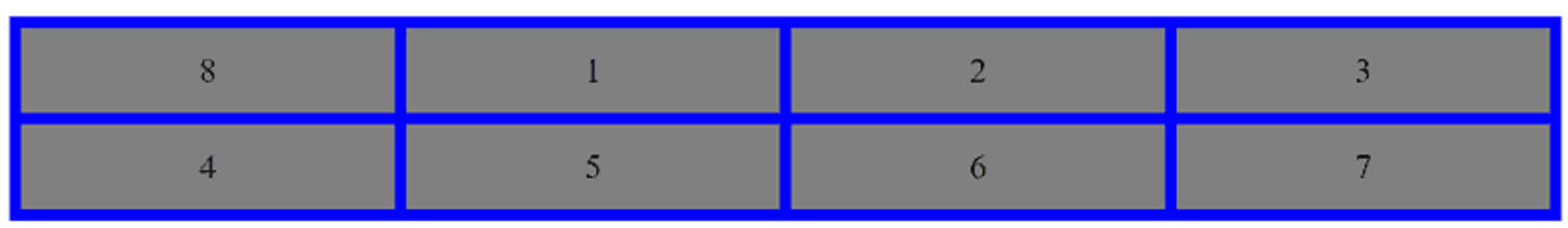 Eight evenly sized grid cells.