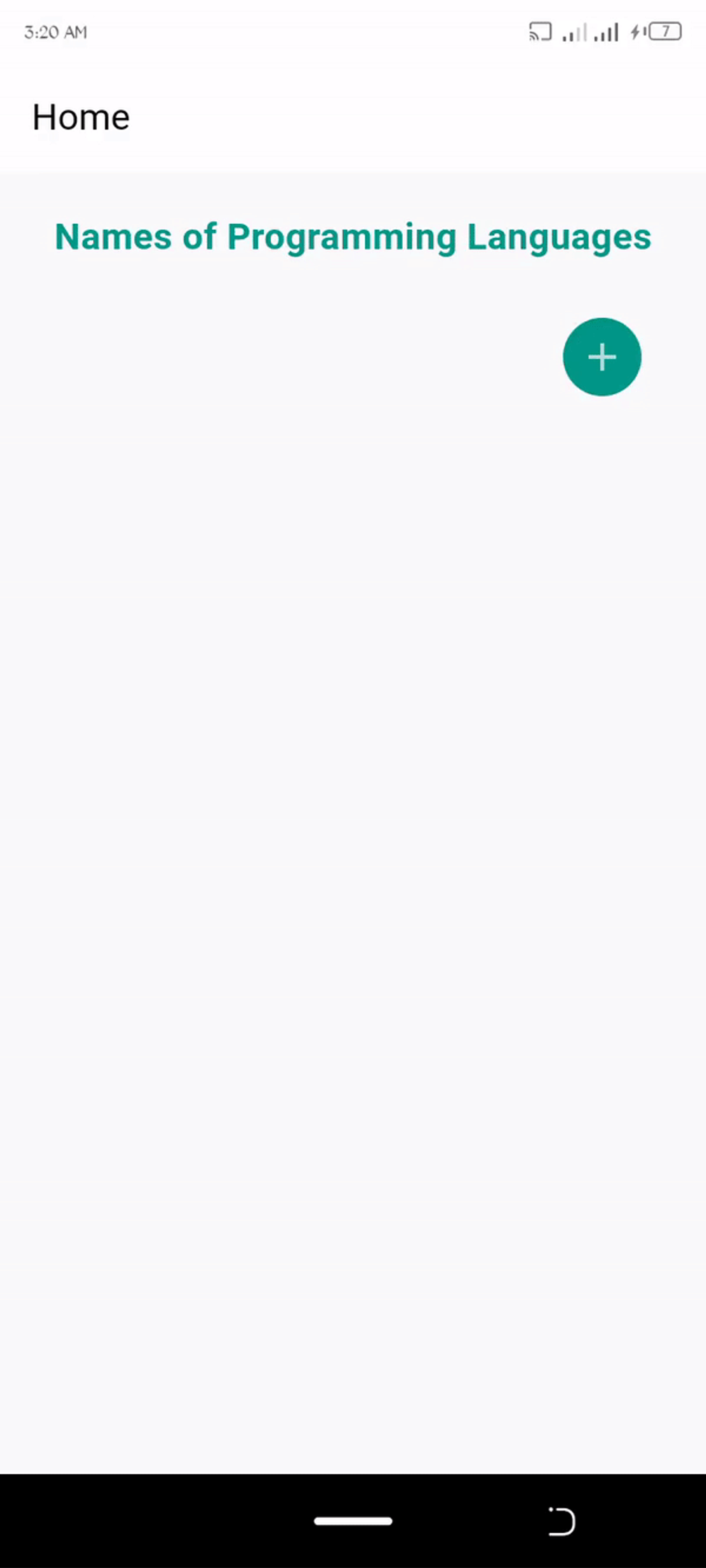 Resulting UI showing a title and form inputs