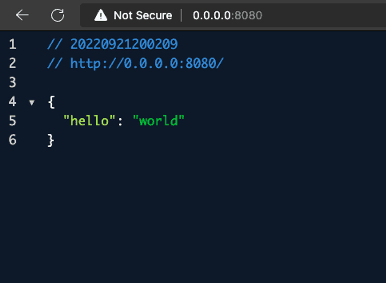 We’re using extension JSON Viewer for this look.