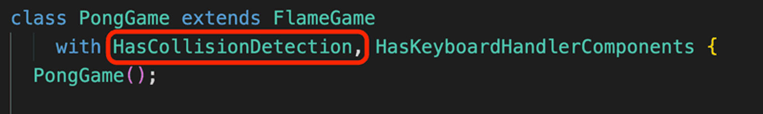  add "HasCollisionDetection" .
