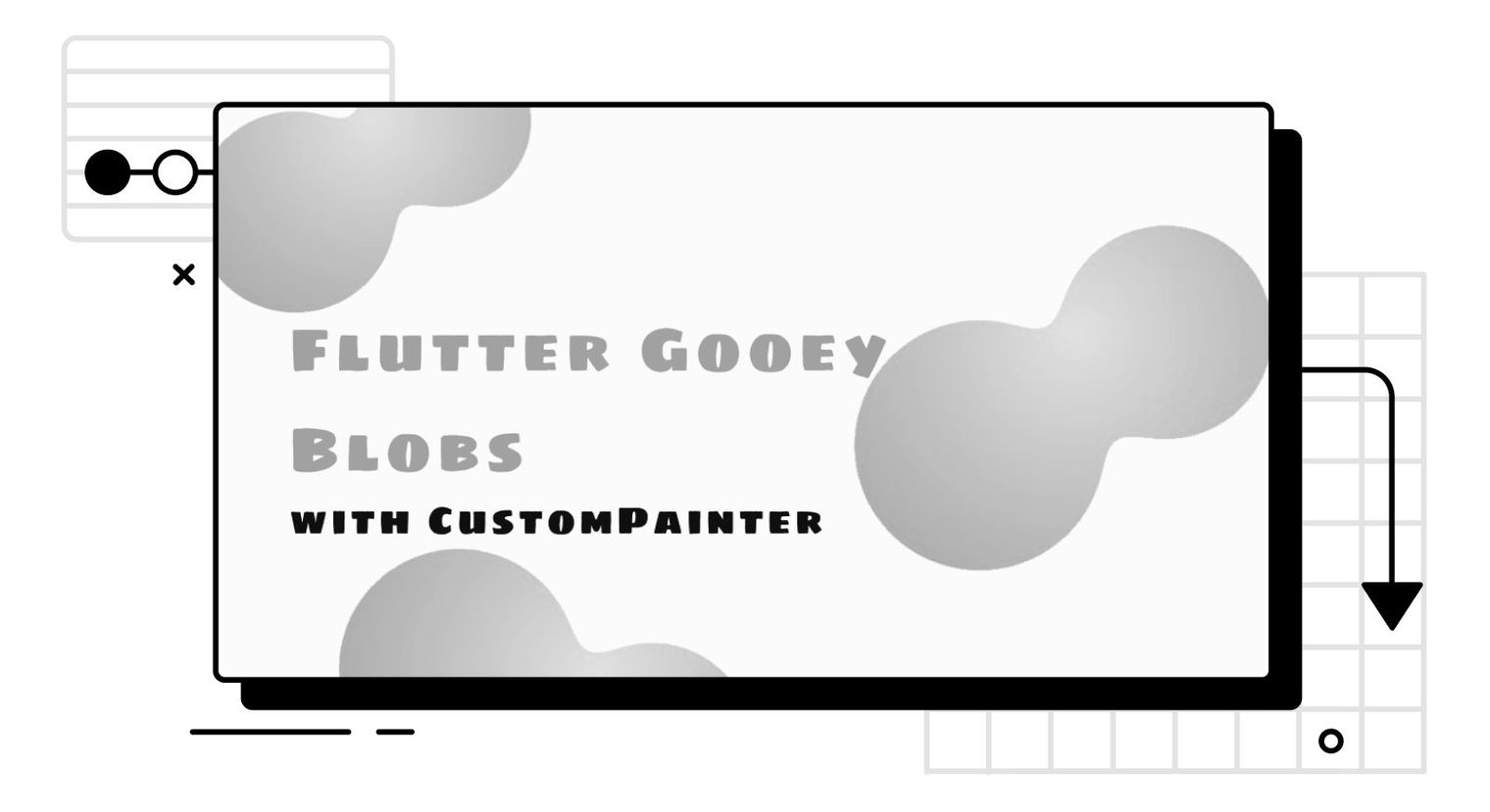 Flutter Gooey Blobs with CustomPainter