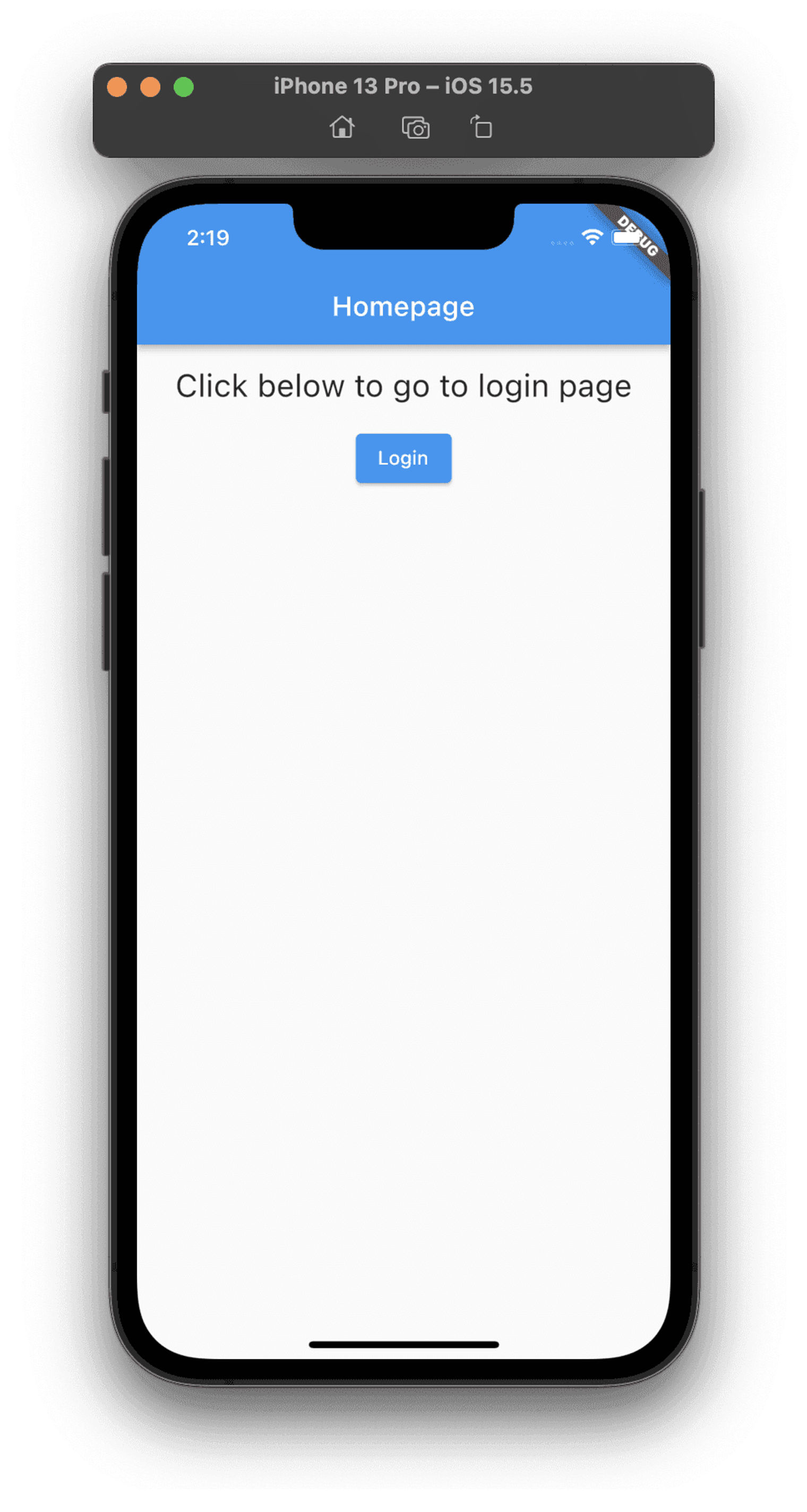 The base state of our app.