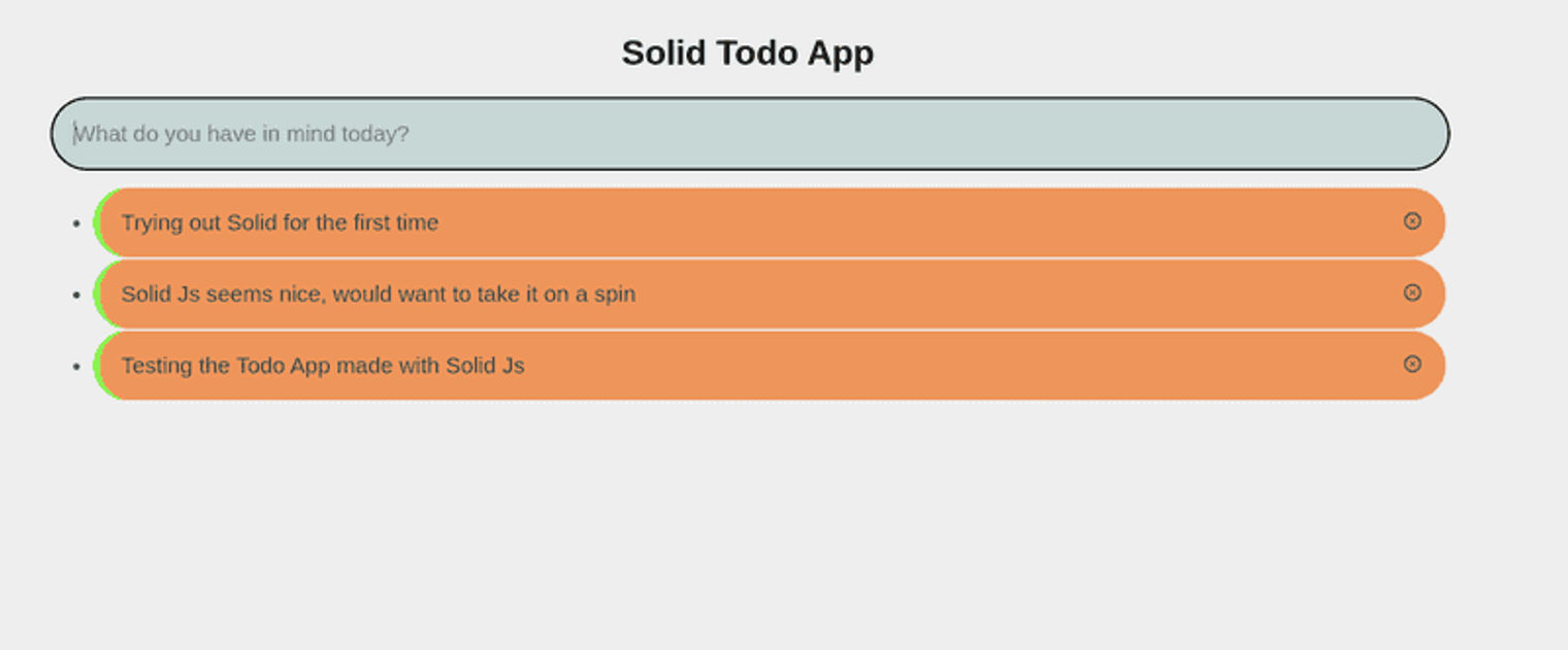solid to do app user interface design