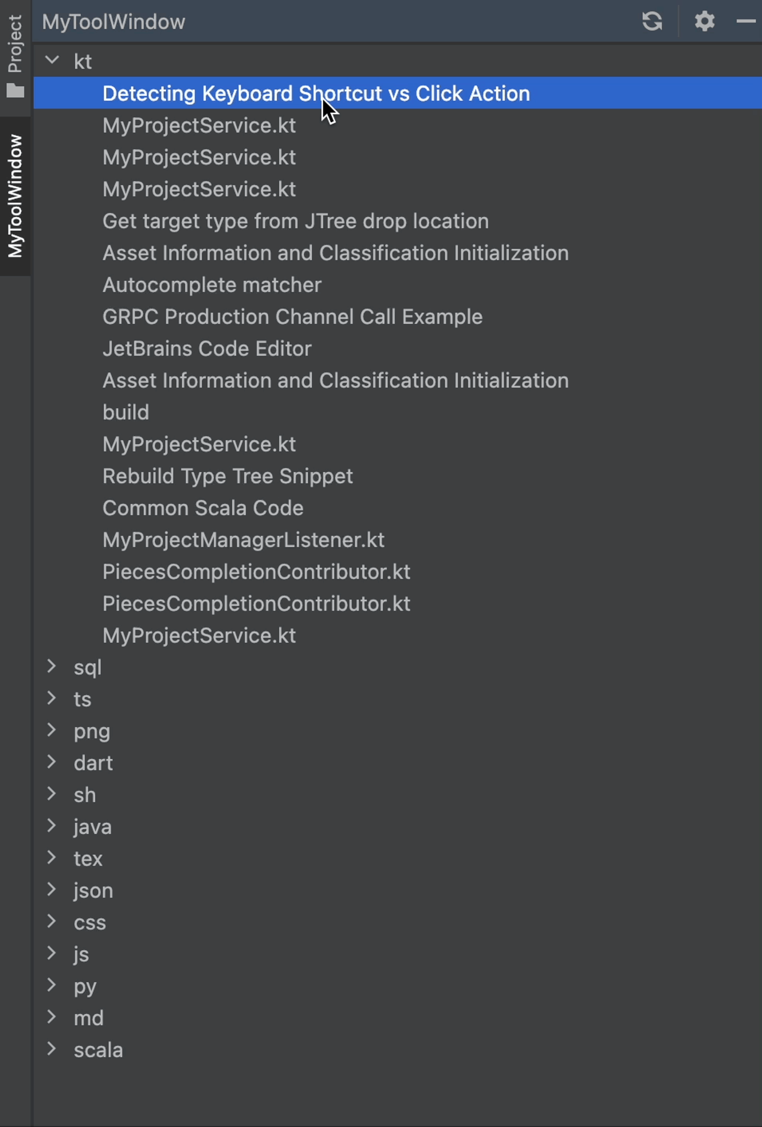 Single Tree Selection of options.