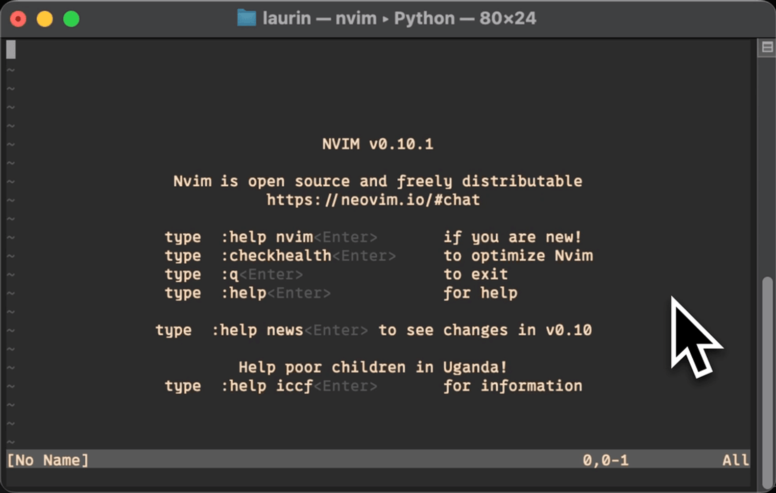 Viewing past conversations with Pieces Copilot within Neovim.