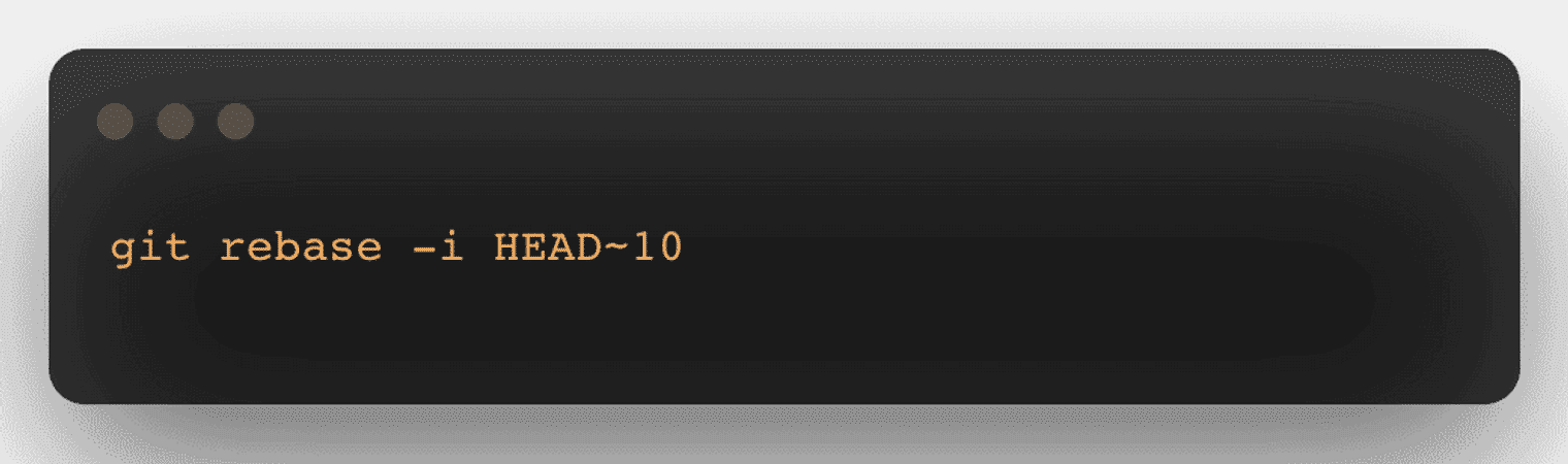 The git rebase command.