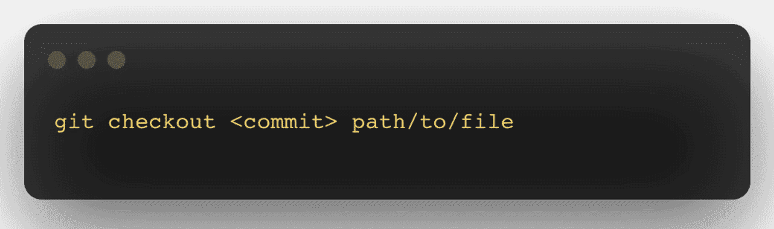 Resetting a file's state.