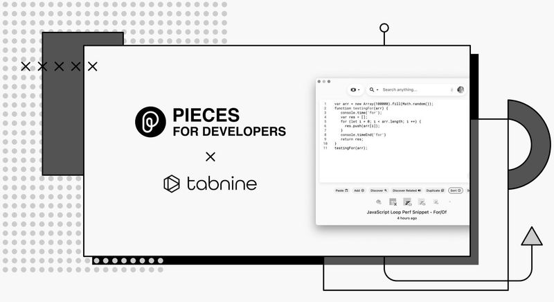 Tabnine + Pieces for Developers is a Win-Win for your Workflow