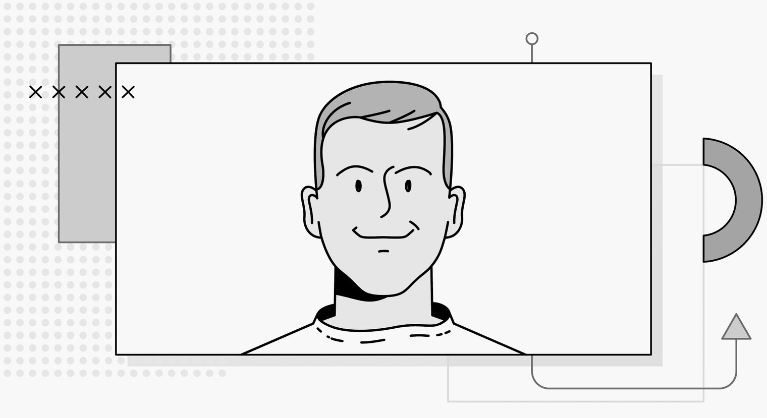 An illustration of Sam.