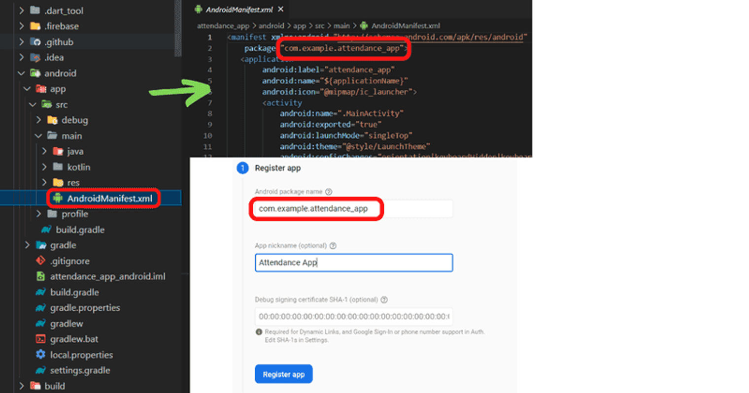 Firebase App | Code example.
