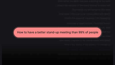 How to have a better stand-up meeting than 99% of people