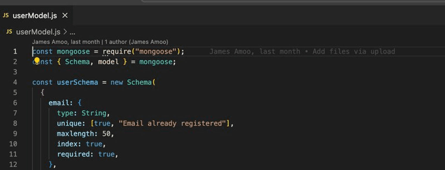 Using GitLens in VS Code.