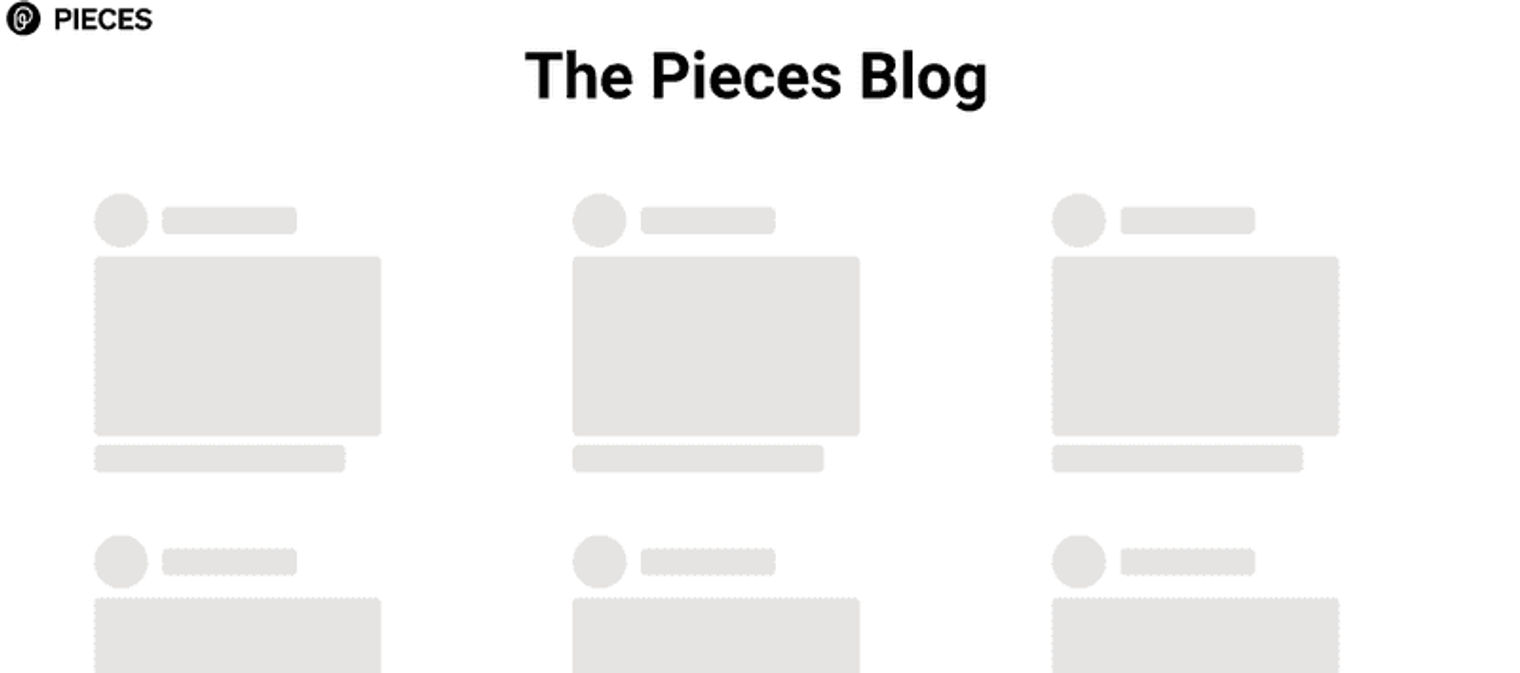 pieces blog CSS skeleton display