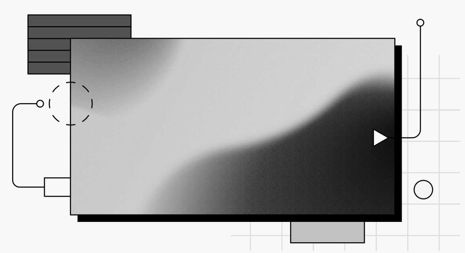 decorative cover image showing a gradient