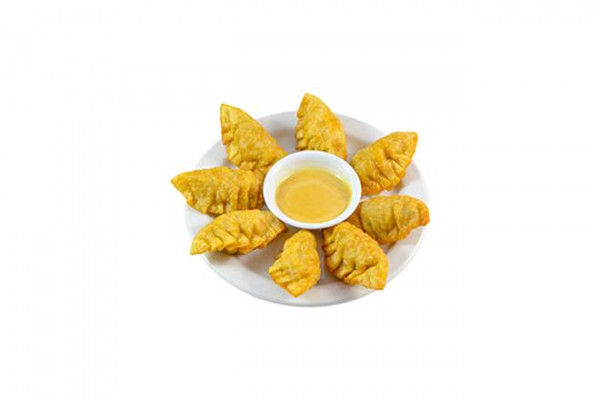 Dumplings frits à la sauce sésame / Fried Dumplings with Sesame Sauce