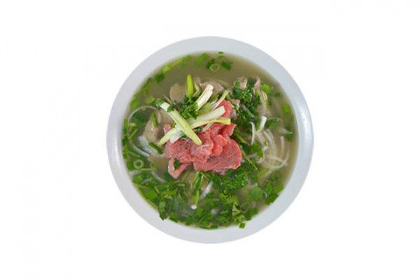 Soupe repas tonkinoise au boeuf saignant / Meal-Sized Rare Beef Tonkinese Soup