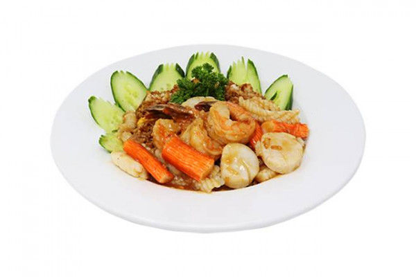 Riz frit aux fruits de mer / Seafood Fried Rice
