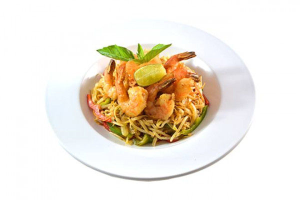 Pad thaï aux crevettes / Shrimp Pad Thai