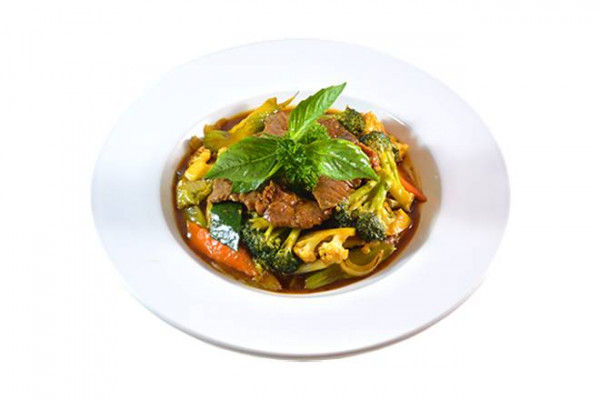 Boeuf aux poivrons et fèves noires / Beef with Green Peppers and Black Beans