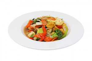 Tofu et légumes sautés / Sauteed Tofu and Vegetables