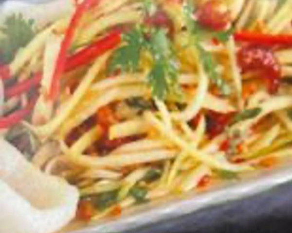 10 - Green Papaya Salad with Shrimp or Grilled Chicken