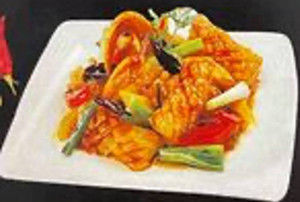 Calamari Sauteed Curry (Spicy)