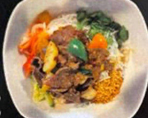 Satay Vegetable with Vermicelli
