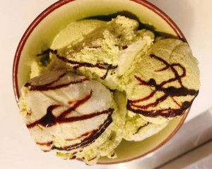 Green tea crème / Green tea creme
