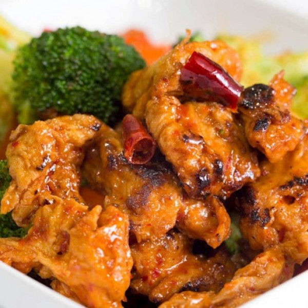 "Poulet" sauté au citronnelle