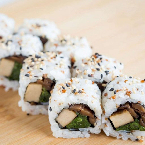 Uramaki Jambon végétalien shiitake (8mcx)