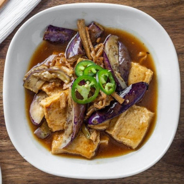 Ragoût d’aubergine et tofu