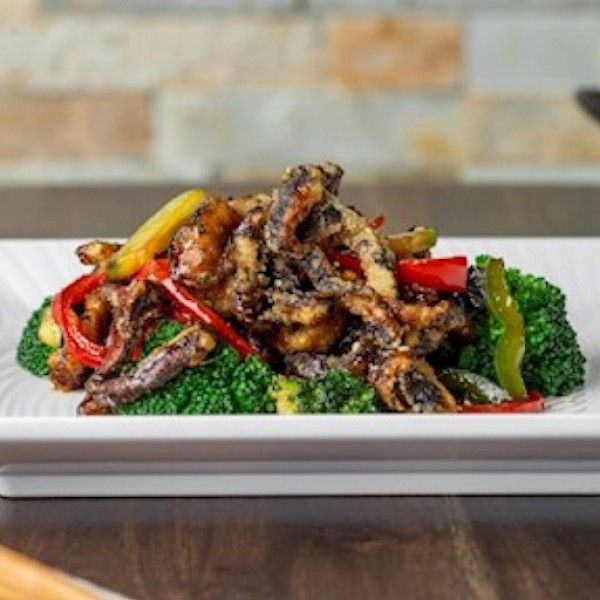 Teppanyaki "anguille" au shiitaké