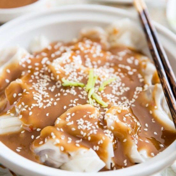 11. Peanut Butter Shrimp Wonton (8 pcs) 🦐