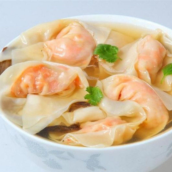 18. Shrimp Wonton Soup (4 pcs)