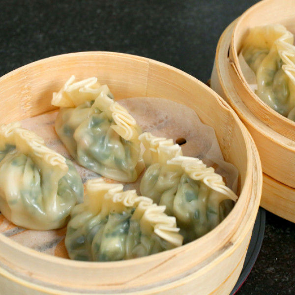 23. Pork and Shrimp Dumplings with Coriander