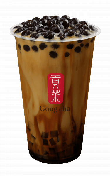 2J Thé au lait Oolong au sucre brun / Brown Sugar Oolong Milk Tea with 2J