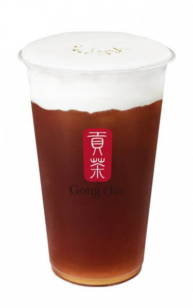 Thé infusé avec mousse de lait / Foam Brewed Tea