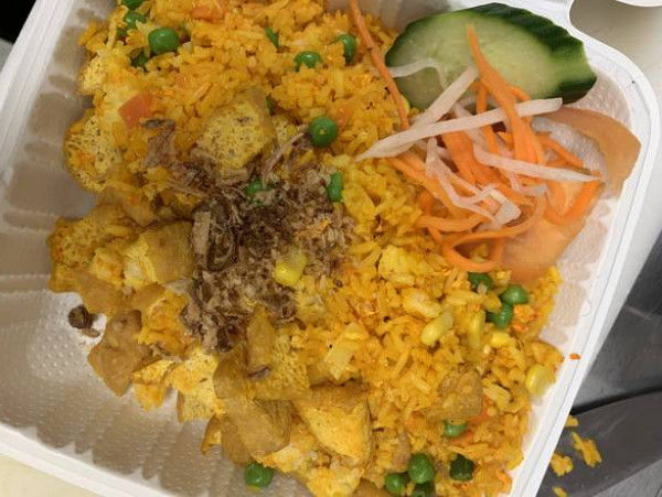 S7. Veggie Fried Rice -素炒飯-Cơm Chiên Chay