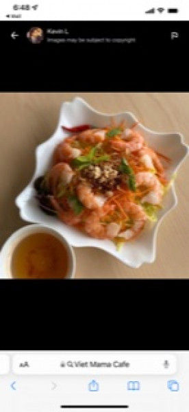 A11. Shrimp Mango Salad-芒果蝦沙律-Gỏi Xoài Tôm