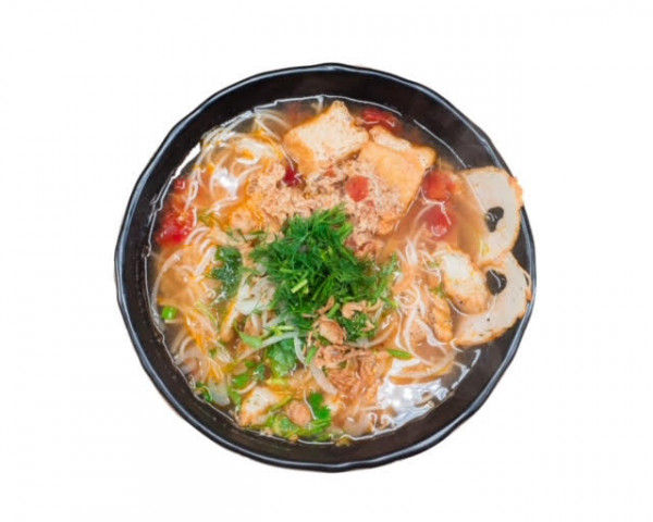 S3. Vermicelli Crab Meat, Fish Cake Soup-蟹同魚麵湯- Bún Riêu Cua chả Cá