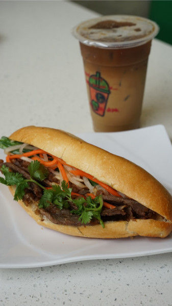 133. Grilled pork Baguette