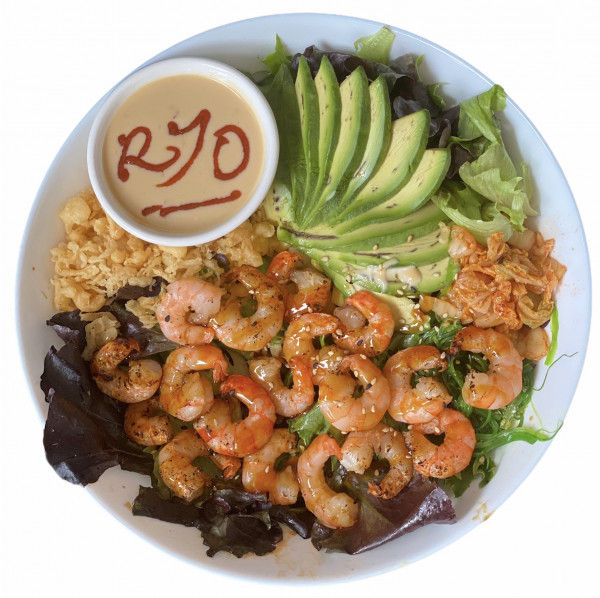 P12: Poké au Crevette Grillé / Grilled Shrimp Poké