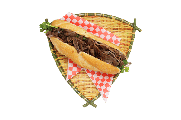 21. Banh mi au boeuf grillé