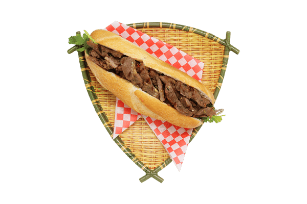 22. Banh mi au porc grillé