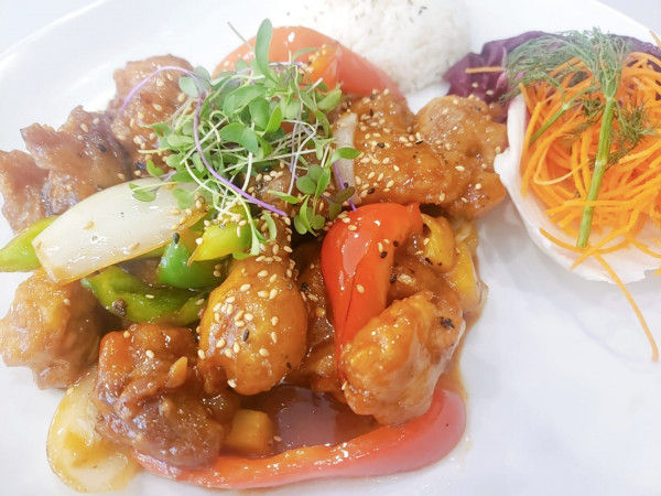 Poulet General Tao avec riz