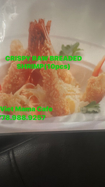 #.CRISPY RAW BREADED SHRIMP (10pcs)-脆皮生麵包蝦 ( 10 隻 )-TÔM TẨM BỘT CHIÊN GIÒN (10 con)