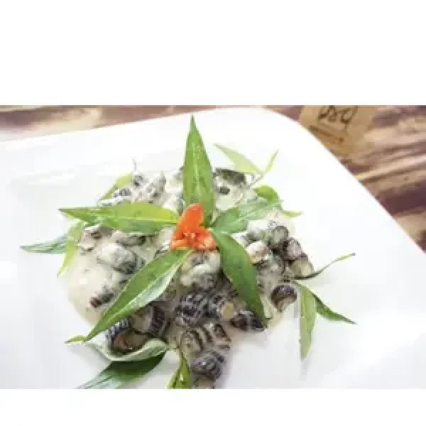 #.ESCARGOT W COCONUT-椰子炒蝸牛-ỐC LEN XÀO DỪA