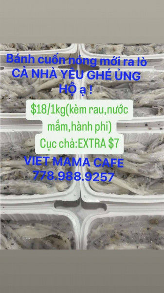 #.MEAT RICE ROLLS (1 kg)/BÁNH CUỐN NHÂN (1kg)